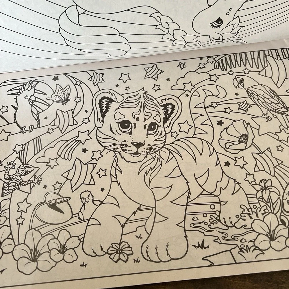 Lisa Frank leopard ones